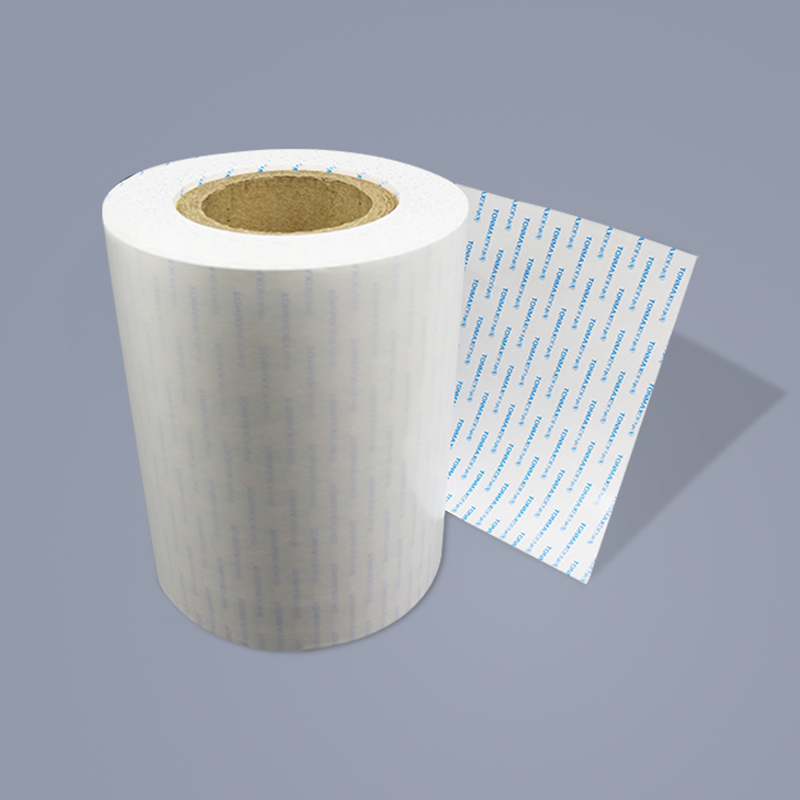 กระดาษลอกออกสองหน้าสีขาว